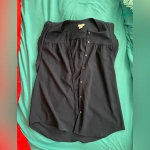 Gently used J Crew navy top